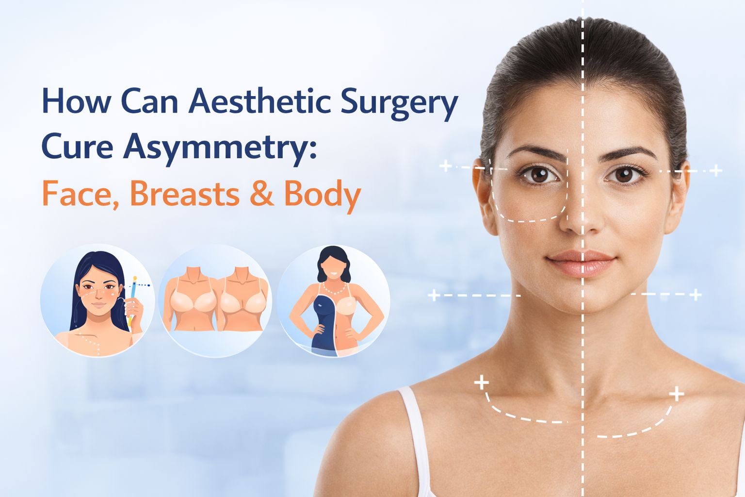 How can aesthetic surgery cure asymmetry